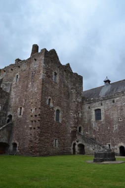 Doune Castle courtyard