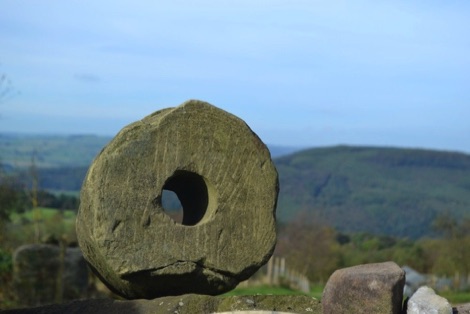Mill stone in the Peak District