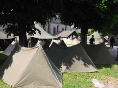 Camp at Saint Marie du Mont