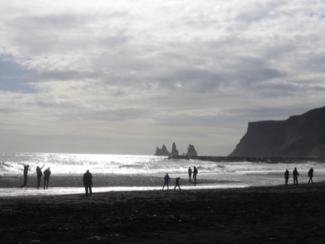 Black sand beach at Vik