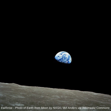 Earth from the moon