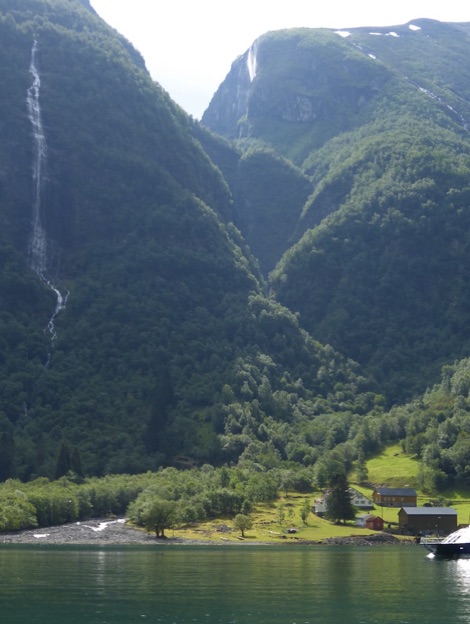 Fjordside mountains, Flam