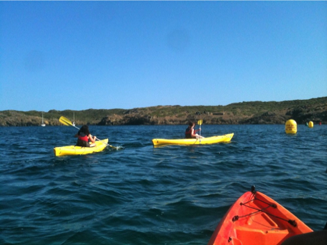 sea kayaking Menorca
